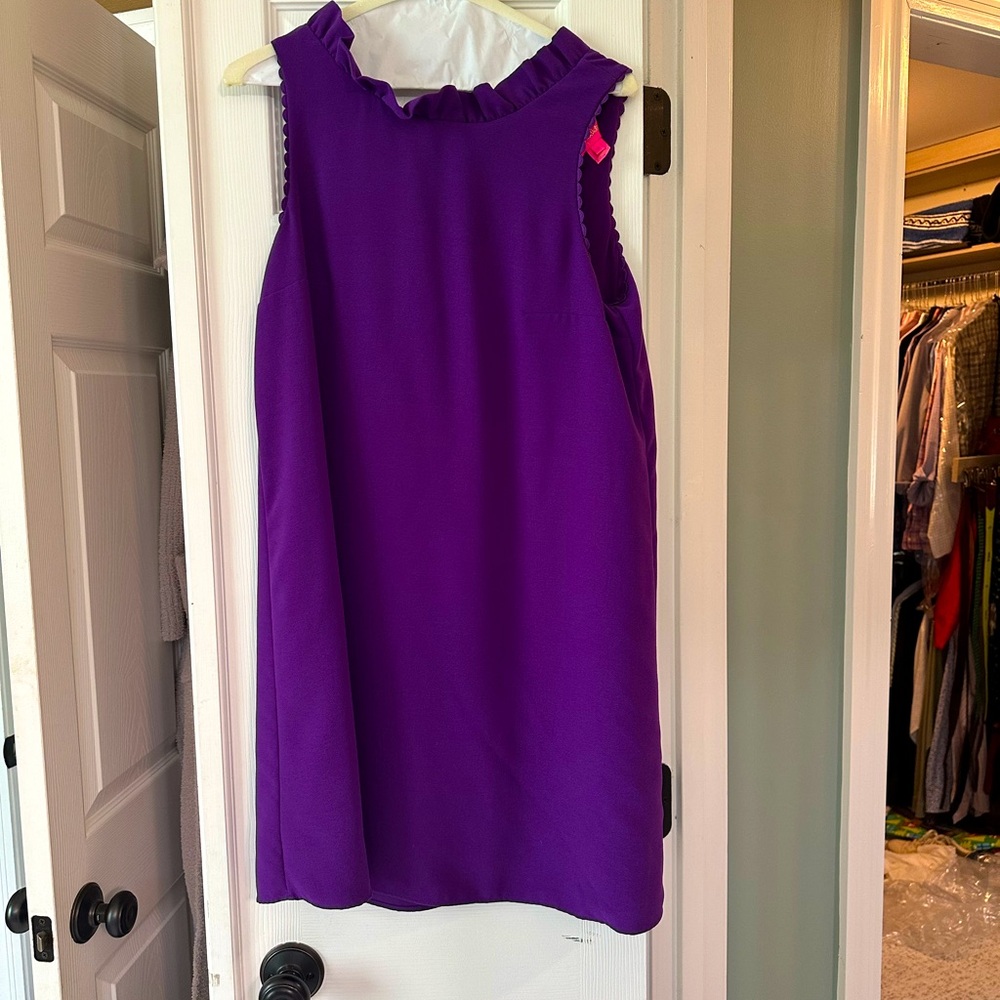 EUC LILLY PULITZER purple casual dress - Size 4